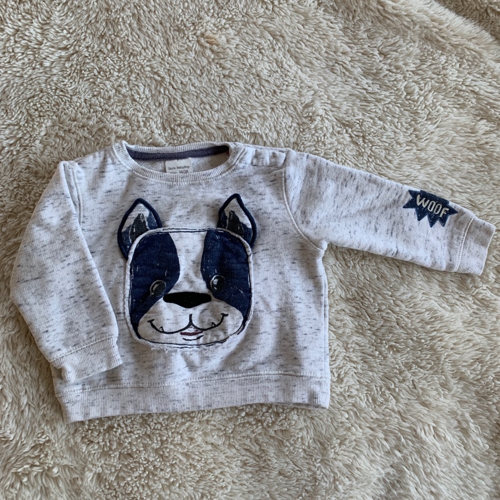 Woof! Zara sweat shirt